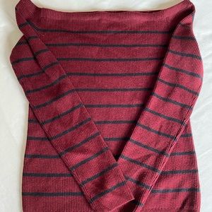 Off the shoulder AE sweater